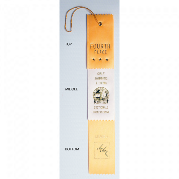 3 Custom 2x12-3 Layer Award Ribbon